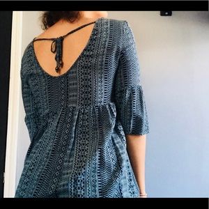 Tribal print flowy dress